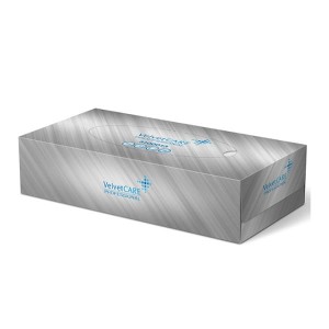 Chusteczki uniwersalne BOX (100sztuk) 2 warstw. celuloza VELVET