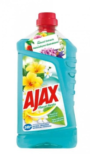 Płyn do mycia podłóg AJAX Floral Fiesta 1l Lagun Flowers (niebieski)