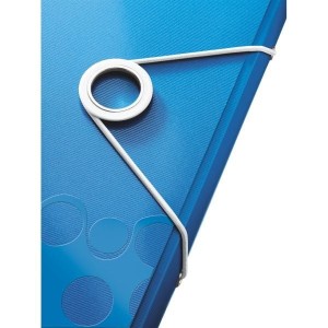 Teczka 6 przegródek LEITZ WOW A4 niebieska 250 kartek 45890036
