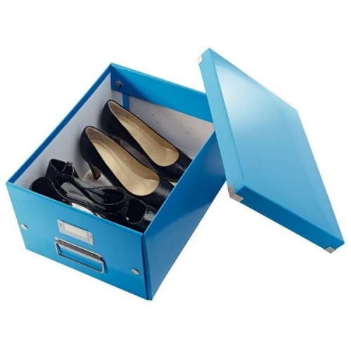 Pudło LEITZ C&S uniwersalne średnie WOW niebieskie 60440036