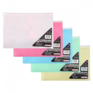 Koperta na zamek z PP A5 Żółta PENMATE TT6699