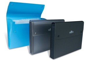 Teczka harmonijkowa A4 13 kieszeni niebieska przezroczysta DCD14CT PENTEL