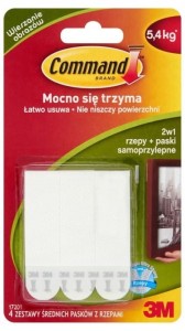Rzepy 3M COMMAND do wieszania obrazów 17201 PL