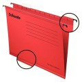 Teczki zawieszane A4 PENDAFLEX STANDARD czerwone 25szt ESSELTE 90316