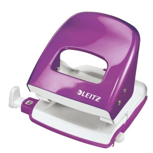 Dziurkacz 5008 LEITZ fioletowy 30 kartek duży metalowy 50081062