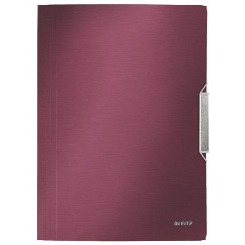 Teczka z gumką LEITZ STYLE 15mm A4 Rubinowa czerwień 39770028