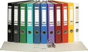 Segregator A4/50 szary BANTEX eko z szyną