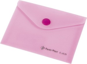 Teczka kopertowa A7 przezroczysta C4531 różowa 0410-0053-13  Panta Plast