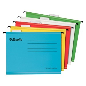 Teczki zawieszane A4 PENDAFLEX STANDARD mix 10szt ESSELTE 93042