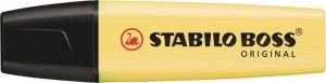 Zakreślacz STABILO BOSS pastelowy żółty 70/144