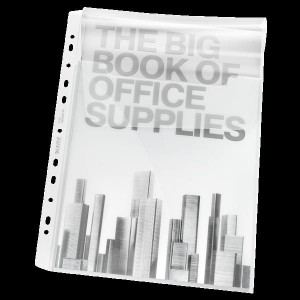 Koszulki groszkowe na katalogi A4 z klapką ESSELTE 180 mic.5szt 47523003