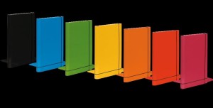 Teczka skrzydłowa z gumką 339/02 czarna CARIBIC VAUPE grzbiet 4cm