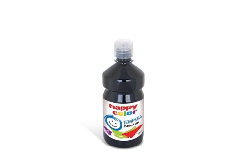 Farba TEMPERA Premium 500ml czarna HAPPY COLOR HA 3310 0500-9