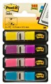 Zakładki indeksujące POST-IT 12x43mm neonowe 683-4AB 4x35szt 3M