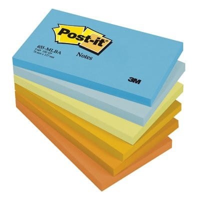 Blocz.127X76p.ENERGETY.655TFEN 6 szt.POST-IT 3M   FT510283557
