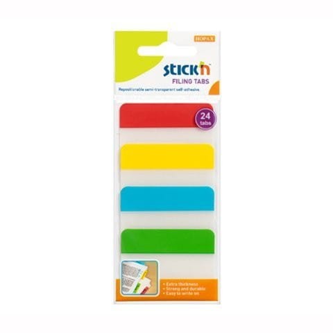 Przekładki indeksujące przeźroczyste 38x51mm 4 kolory 21608 STICKN