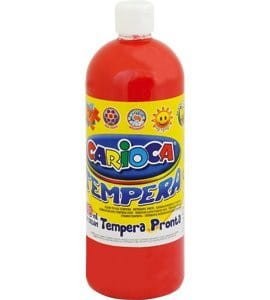 Farba CARIOCA TEMPERA 1000ml czerwona (ko03/08) 170-1444