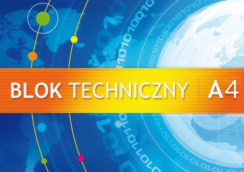 Blok techniczny A4 10k 250g KRESKA