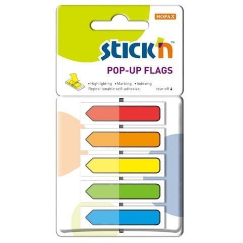 Zakładki indeksujące w podajniku strzałka (150sztuk) 26003 STICKN