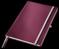 Notatnik twardy LEITZ STYLE A4 kratka ciemnoczerwony 44760028