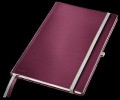 Notatnik twardy LEITZ STYLE A4 kratka ciemnoczerwony 44760028