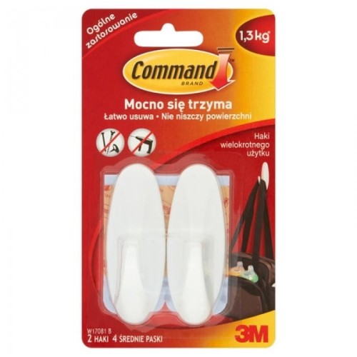 Haki COMMAND wielokrotnego użytku wodoodporne 3M-XA004837606 W17081PL