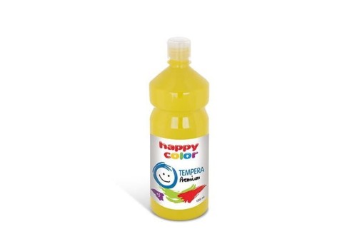Farba TEMPERA Premium 1000ml żółty HAPPY COLOR 3310 1000-1