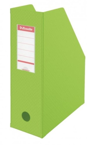 Pojemnik składany A4 100mm zielony ESSELTE PVC 56076