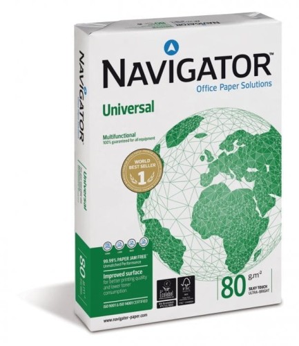 Papier xero A4 80g NAVIGATOR UNIVERSAL klasa A+ premium