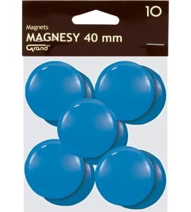 Magnesy 40mm GRAND niebieskie(10)^ 130-1702