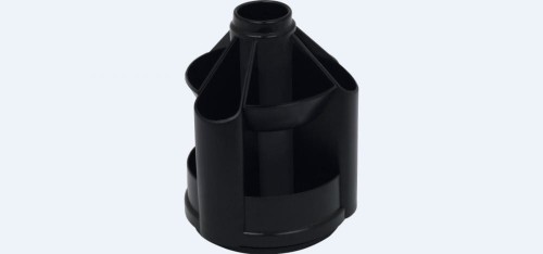 Przybornik na biurko EAGLE 730 B czarny obrotowy bez wyposażenia