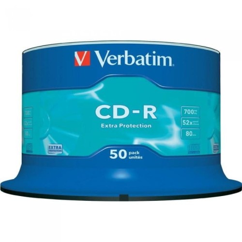 Płyta CD-R VERBATIM CAKE(50) Extra Protection 700MB x52  43351