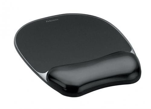 Podkładka Crystal pod mysz i nadgarstek czarna FELLOWES 9112101