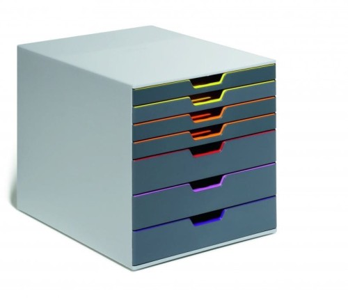 Pojemnik VARICOLOR z 7 kolorowymi szufladkami 760727 DURABLE