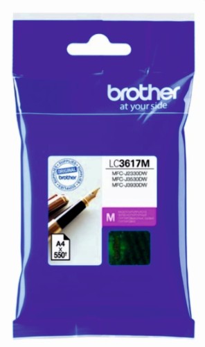Tusz BROTHER (LC3617M) purpurowy 550str
