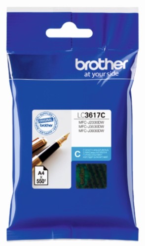 Tusz BROTHER (LC3617C) niebieski 550str