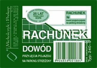 240-9 Dow.przyj.poj.na park.strzeżony MICHALCZYK