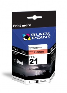 Tusz BLACKPOINT CANON BPC21B czar(BCI21B) BJC 2000/4000/5000 10.5ml