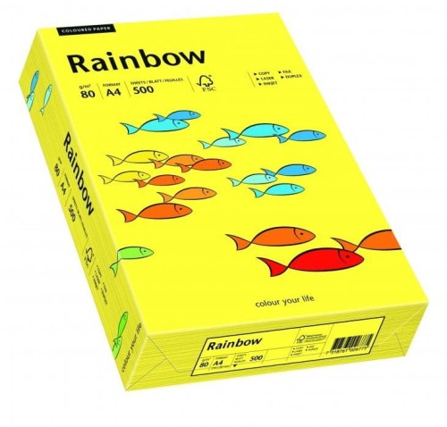 Papier xero kolorowy RAINBOW słonecznożółty R14 88042319