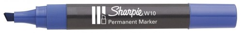 Marker permanetny W10 ścięty niebieski SHARPIE S0192693