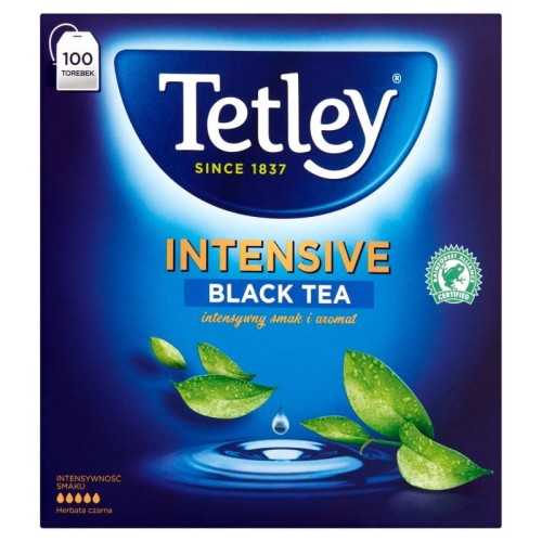 Herbata TETLEY INTENSIVE czarna 100 saszetek