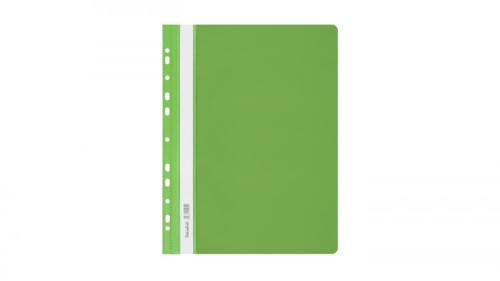Skoroszyt A4 twardy wpinany jasnozielony (10szt) SH-01-12 BIURFOL