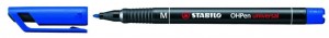 Foliopis STABILO OHPen M niezmywalny 1.0mm niebieski 843/41