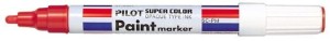 Marker olejowy PILOT grubość M czerwony PISC-PMR