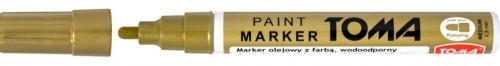 Marker olejowy TO-440 grubość 2.5mm złoty TOMA