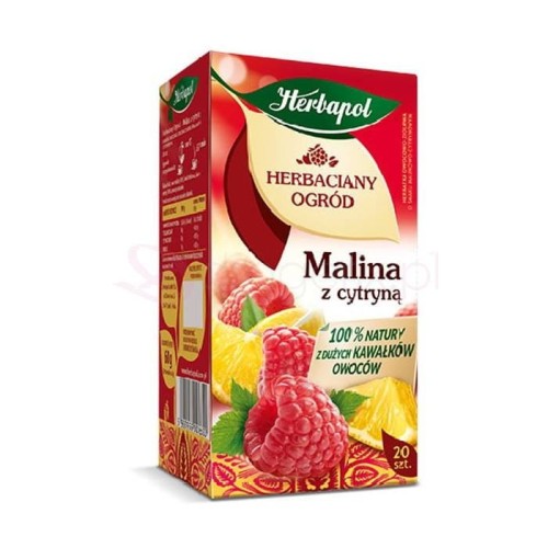Herbata HERBAPOL MALINA Z CYTRYNĄ 20t
