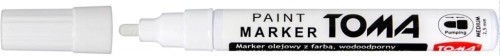 Marker olejowy TO-440 grubość 2.5mm biały TOMA