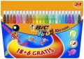 Flamastry BIC Kid Couleur 18+6 kolorów 841803