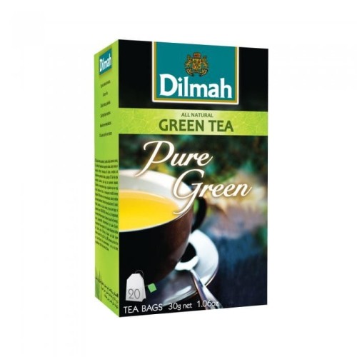 Herbata DILMAH Pure Green ekspresowa (20 saszetek) zielona