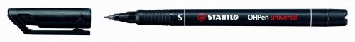 Foliopis STABILO OHPen S niezmywalny 0.4mm czarny 841/46